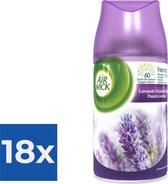 Air Wick Freshmatic Max Automatische Spray - Navulling - Paarse Lavendel - 250 ml - Voordeelverpakking 18 stuks