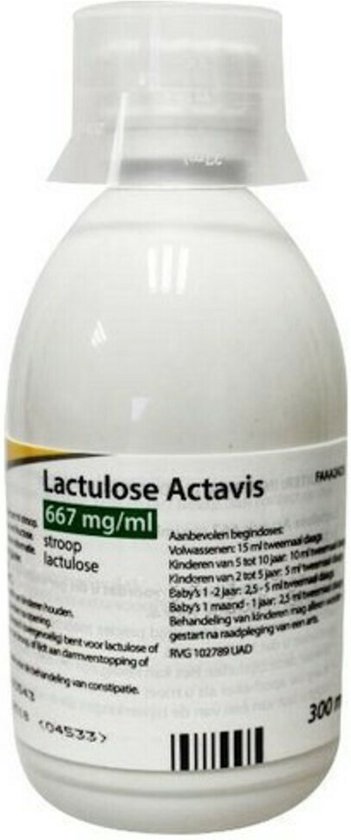 Actavis Lactulose Siroop 667mg/ml - 1 x 300 ml