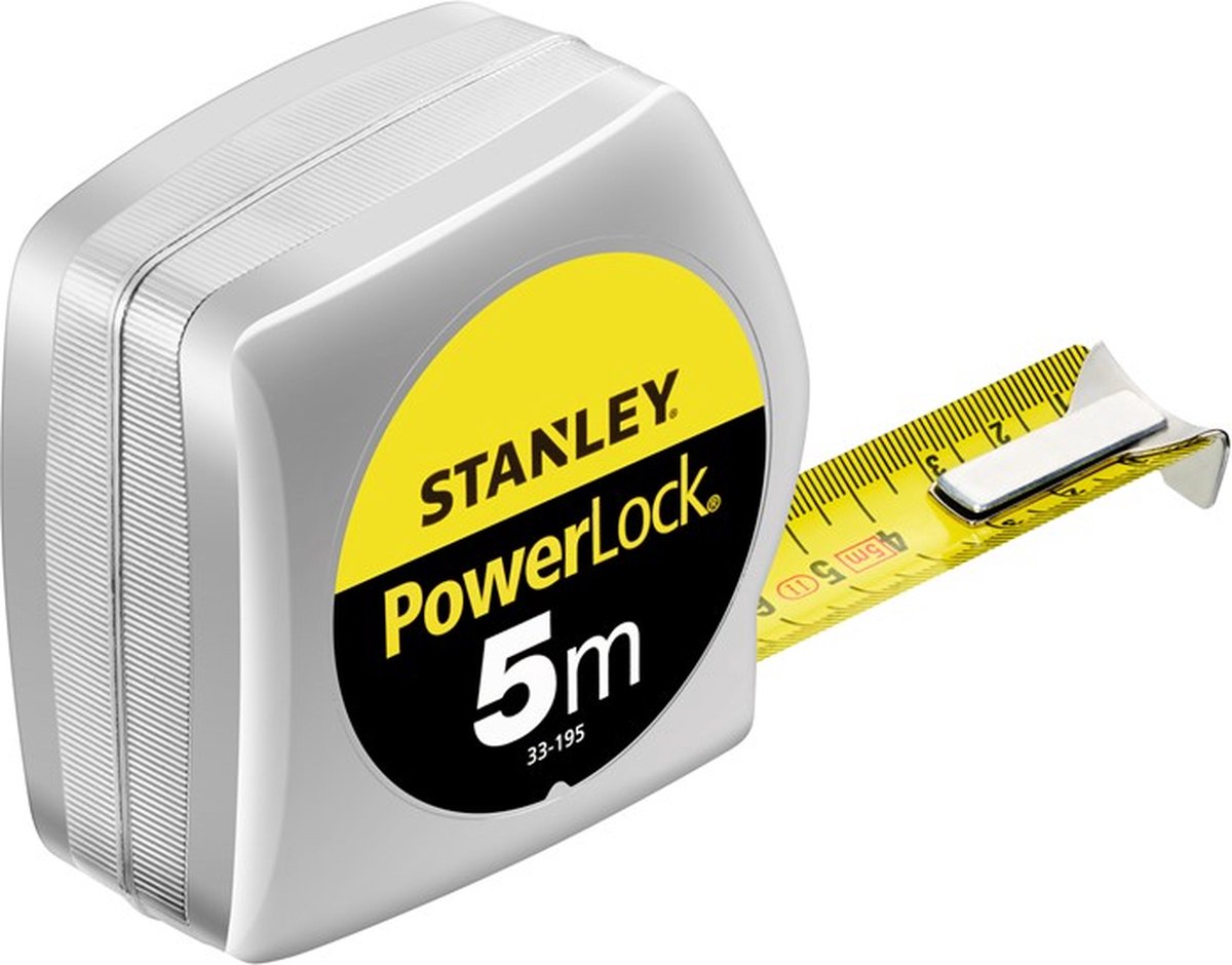 Mètre Ruban Powerlock 3m - 12,7 métal STANLEY