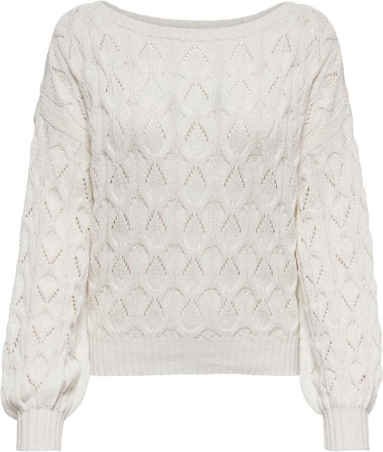 ONLY ONLBRYNN LIFE STRUCTURE L/S PUL KNT NOOS Dames Trui - Maat XS