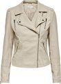 ONLY ONLGEMMA FAUX LEATHER BIKER OTW NOOS Dames Jas - Maat 38