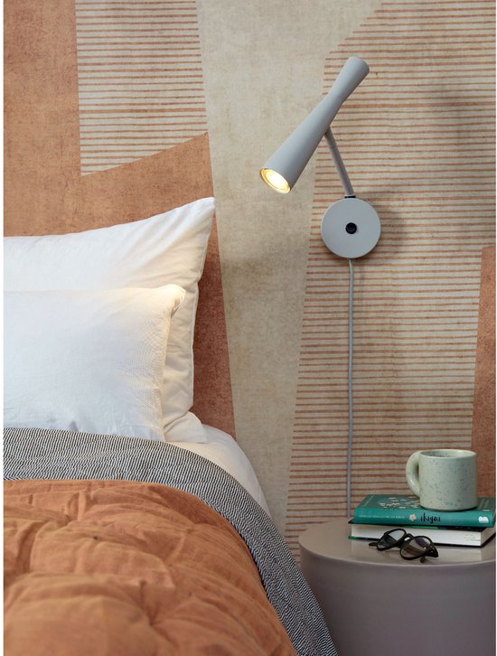 it's about RoMi Applique Bordeaux - Grijs - 10,5x26x34,5cm - Intérieur Moderne