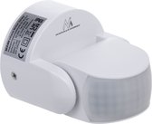 Bol.com Maclean - PIR bewegingsmelder infrarood - IP65 - Wit - Reikwijdte 12m - 600/1200W - MCE468 W aanbieding