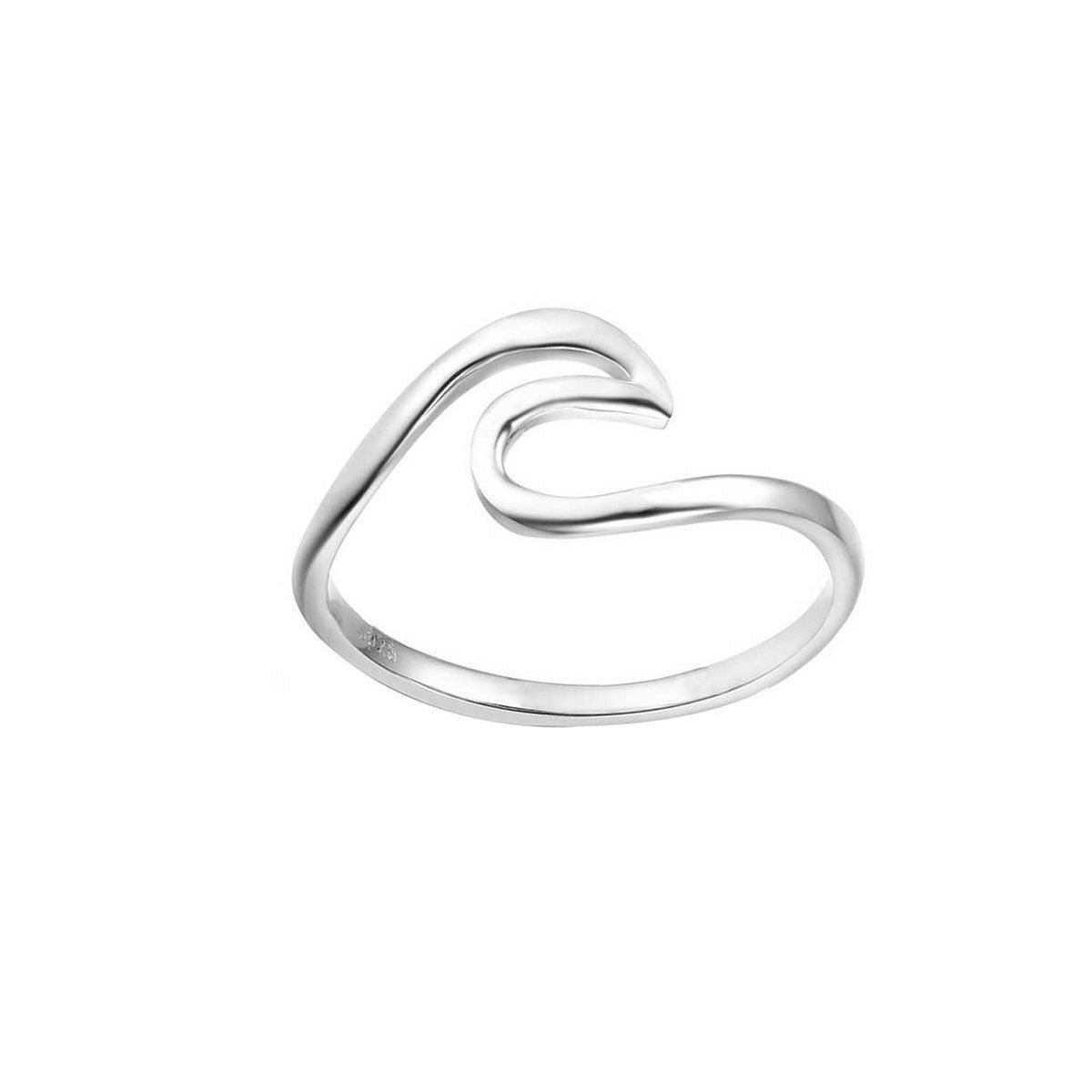 Jewelryz | Ring Golf | Wave | 925 sterling zilver | 18.00 mm / maat 57