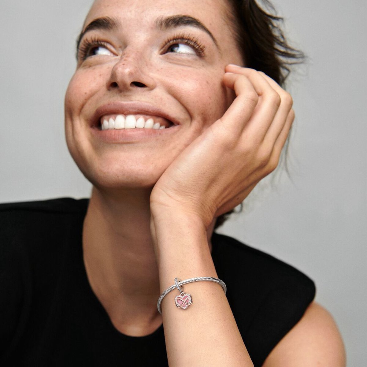 Pandora Moments Dames Bedel Metaal;Gouden plating;Zilver - RoségoudkleurigRozeZilverkleurig — cadeau in Sieraden - foto 4
