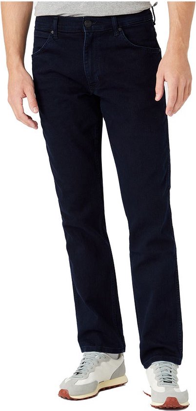Wrangler Greensboro Heren Tapered Fit Jeans Zwart - Maat W46 X L32