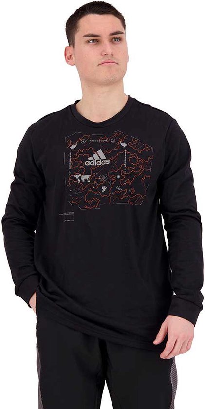 Adidas X-city G Lange Mouwenshirt Zwart S Man