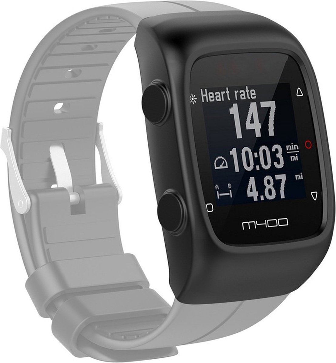 Watch case - hoesje - geschikt voor Polar M430 - zwart