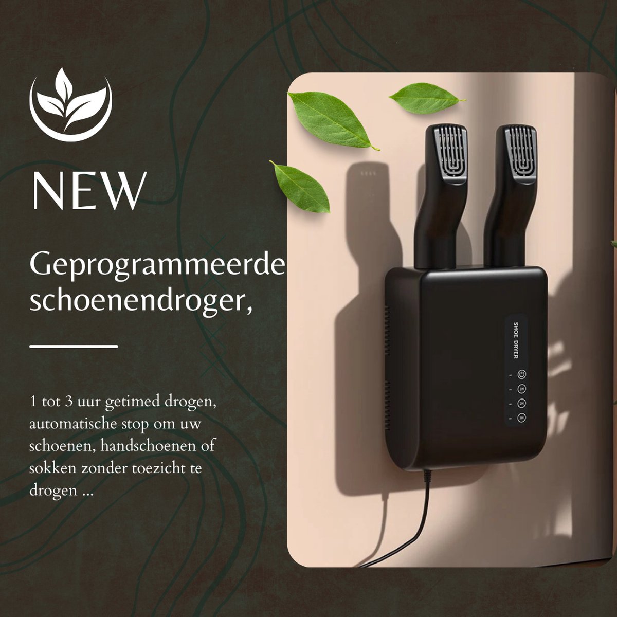Krachtige Schoenendroger En Verfrisser Met Ozone Functie - Houd Je Schoenen Droog Geurvrij En Antibacterieel Krachtige Schoenendroger En Verfrisser Met Ozone Functie - Houd Je Schoenen Droog Geurvrij En Antibacterieel