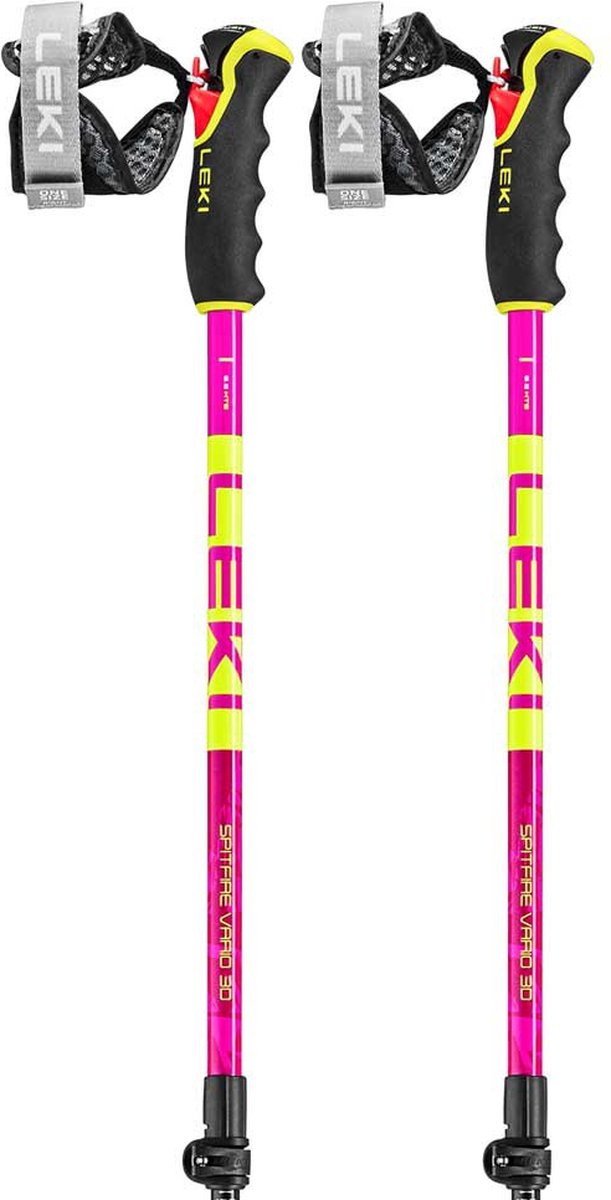 Leki Alpino Spitfire Vario 3d Stokken Roze 110-140 cm Man,Vrouw