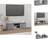 vidaXL TV-kast Classic - 102 x 30 x 36 cm - Grijs Sonoma Eiken - Kast