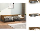 vidaXL Slaapbank Rustieke Charme - Massief Grenenhout - 203.5 x 96.5 x 56.5 cm - Honingbruin - Bed