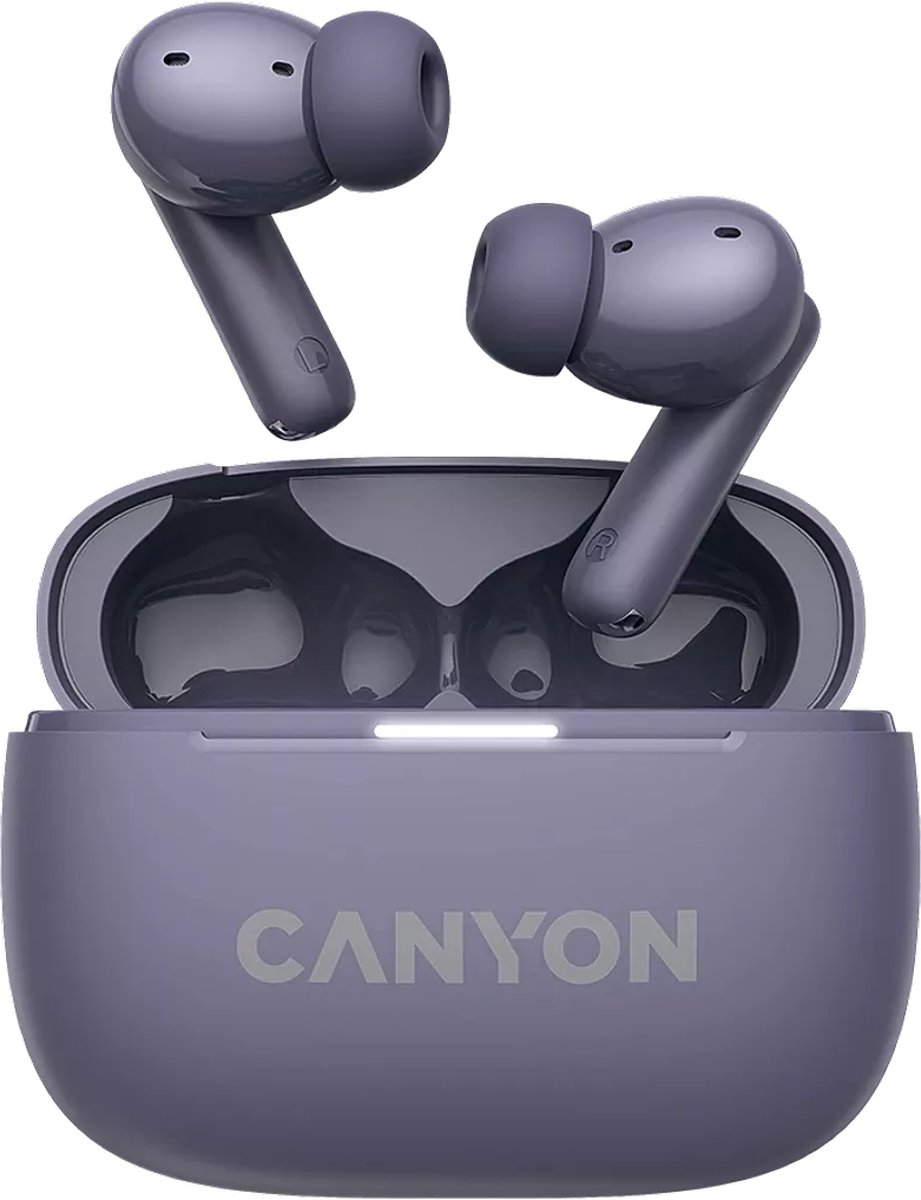Canyon TWS-10 ANC+ENC Draadloze Headset - Purple