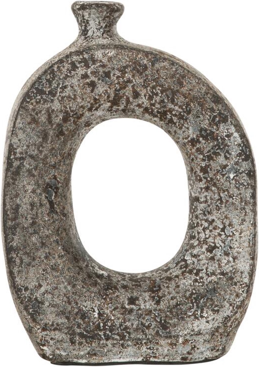 MUST Living Vase Salda large stone,31x22x12 cm, terracota