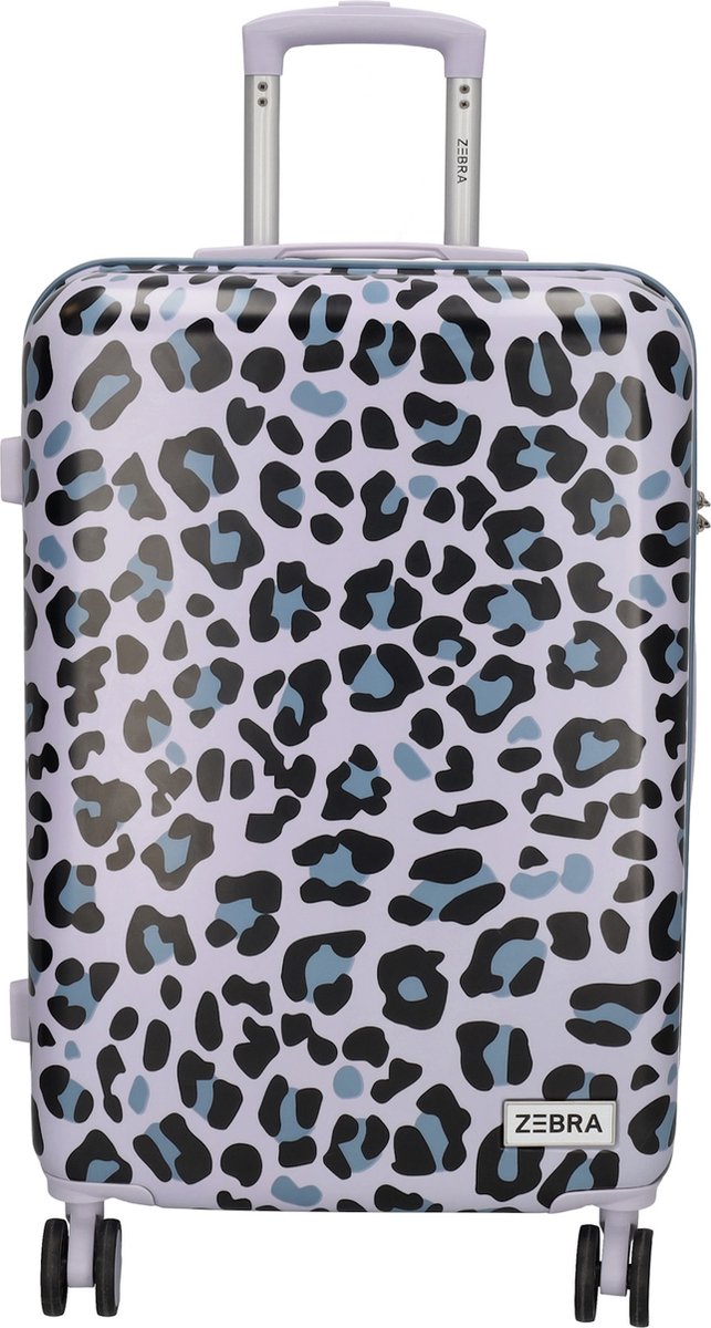 Zebra Trends Animal Travel Middelgrote Koffer - 64 cm - 60 liter - TSA slot - Lila Panter