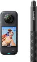Insta360 - Caméra d'action X3 - Bundle avec selfie stick 23-114 cm