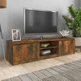 vidaXL Tv-meubel - Tv-meubels - Afmetingen- 140 x 40 x 35.5 cm - Kleur- Gerookt eiken - Kast
