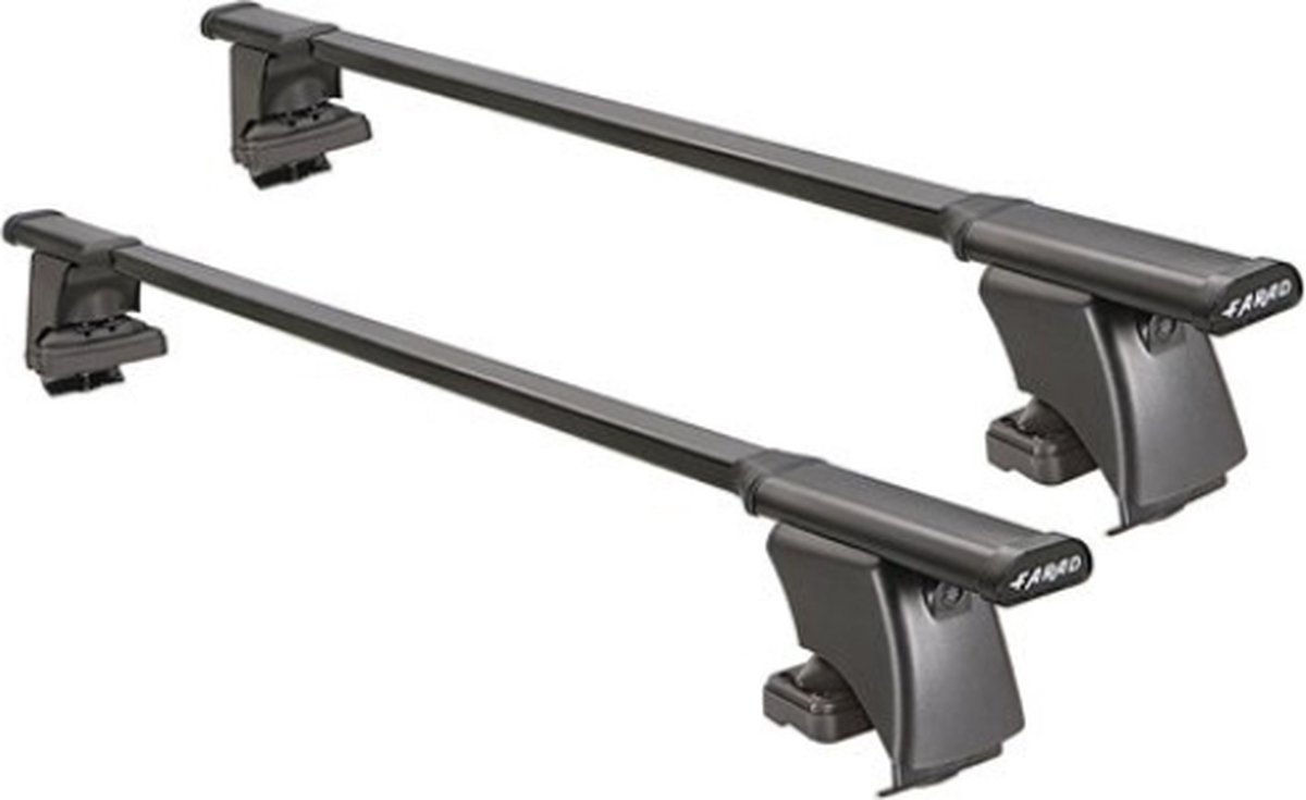 Dakdragers geschikt voor de Citroen DS5 5d 2011 t/m 2019 glad dak - Staal smal - 75kg laadvermogen - Merk Farad