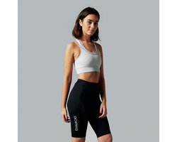 Acelera Essential Fietsshort Dames met Zeem - Fietsbroek - Wielrenbroek - Wielerbroek - Mountainbike - Bibshort - Spinning - Fietskleding - Koersbroek - Kort - Dames - Maat L