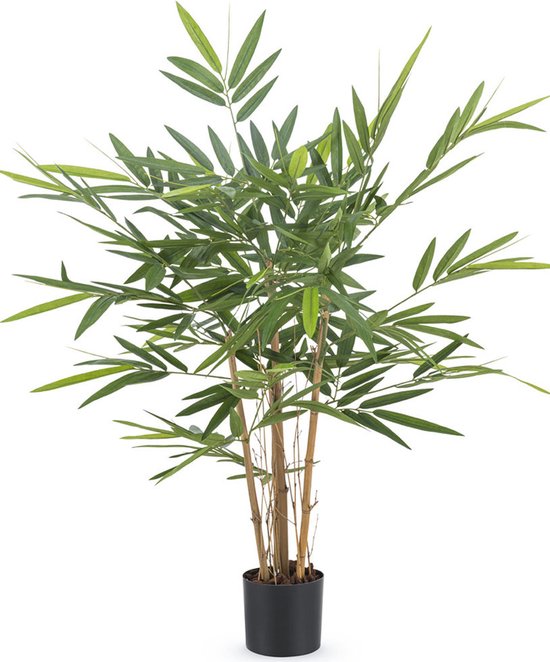 Greenmoods Bamboe - Kunstplant - Bamboe kunstboom - 90 cm