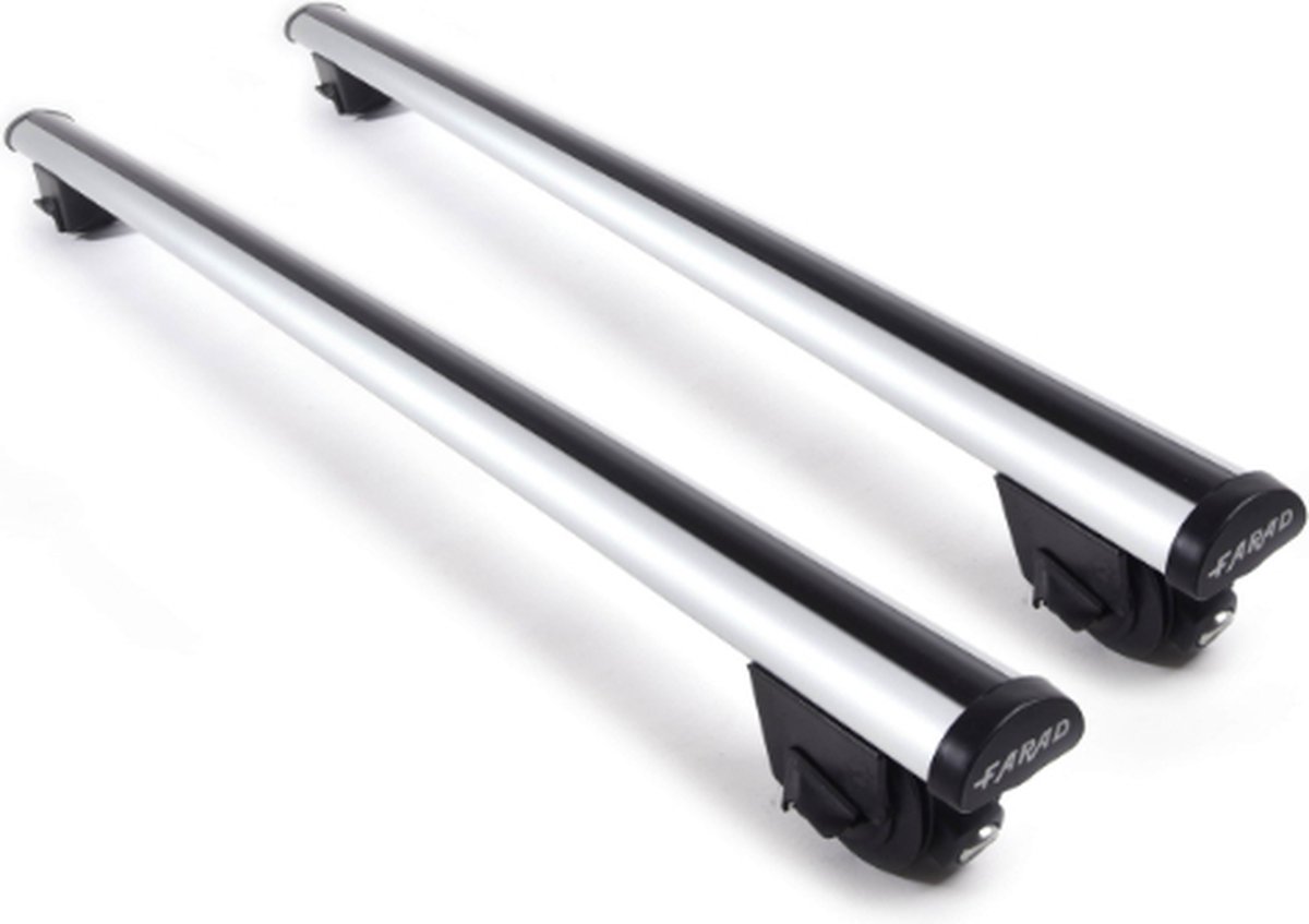 Dakdragers geschikt voor Opel Zafira Tourer vanaf 2011 gesloten dakrailing – Aluminium –100kg laadvermogen – Merk Farad