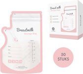 Moedermelk Bewaarzakjes - Borstvoeding - Kolven - Zakjes - 250ML - 50 Stuks - BPA Vrij