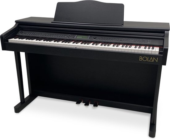 Bolan cp-2 digitale piano zwart - home piano met meubel - beginnerspiano -...