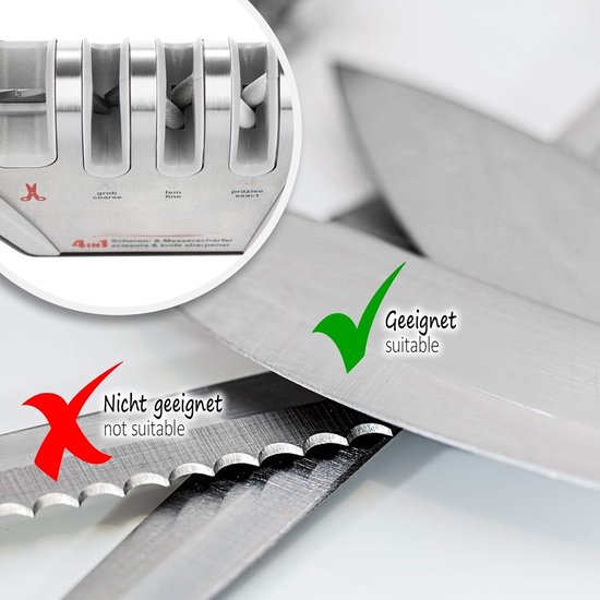 Horl 2 Pro messenslijper aluminium_rvs 2-delig | Oldenhof