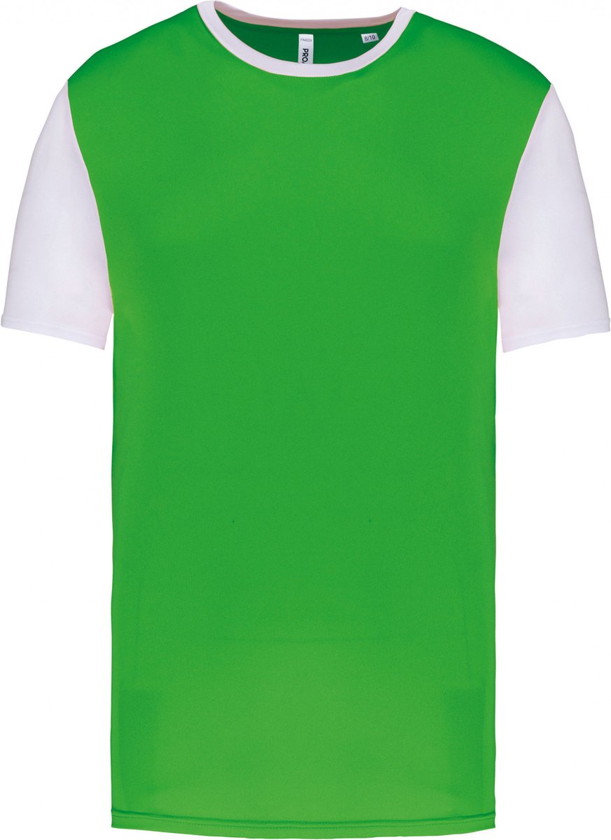 SportSportshirt Kind 6/8 years (6/8 ans) Proact Ronde hals Korte mouw Green / White 100% Polyester