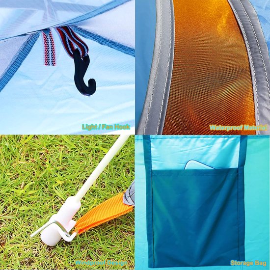 High Peak Pop-up Tent Vision 2, Pop-up Tent Voor 2 Personen, Festivaltent Vrijstaand Superlichte Pop Up Tent 2000 Mm Waterdicht Ventilatiesysteem Muggenbescherming