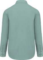 Overhemd Heren XL Kariban Lange mouw Sage 65% Polyester, 35% Katoen