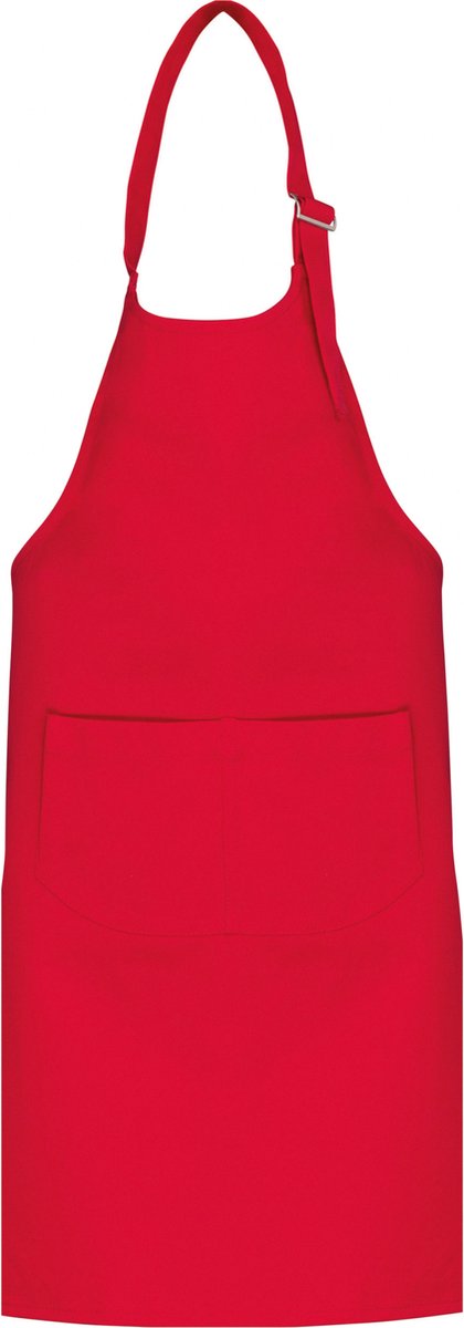 Schort/Tuniek/Werkblouse Kind One Size Kariban Red 100% Katoen