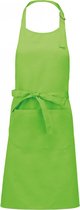 Schort/Tuniek/Werkblouse Unisex One Size Kariban Lime 35% Katoen, 65% Polyester