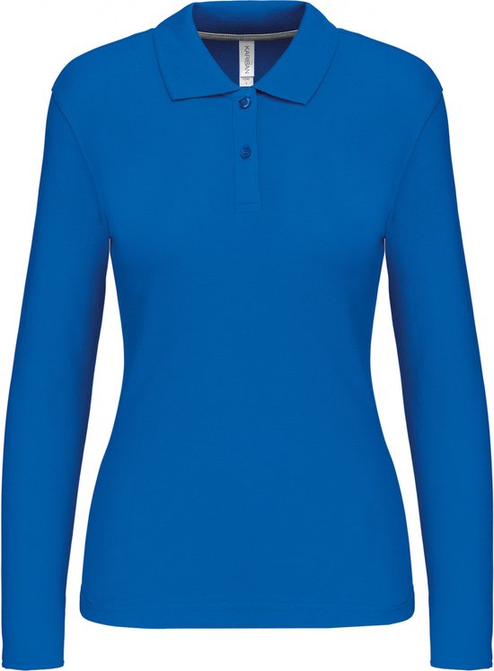 Lovasy Katoenen nachthemd voor dames, lange mouwen, voor de winter, met knopen, borstvoedingsnachthemd met zakken, Zwart, L