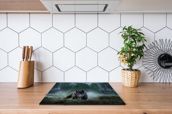 Protection induction - Ours - 83x51,5 cm - Protection induction - Plaque de cuisson induction - Tapis induction - Antidérapant - Décoration Cuisine - Accessoires de vêtements pour bébé de Cuisine