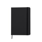 Notitieboek A5 - Schrijfblok - Notitieblok - Kunstleer - Met zwart elastiek - 100 Vellen
