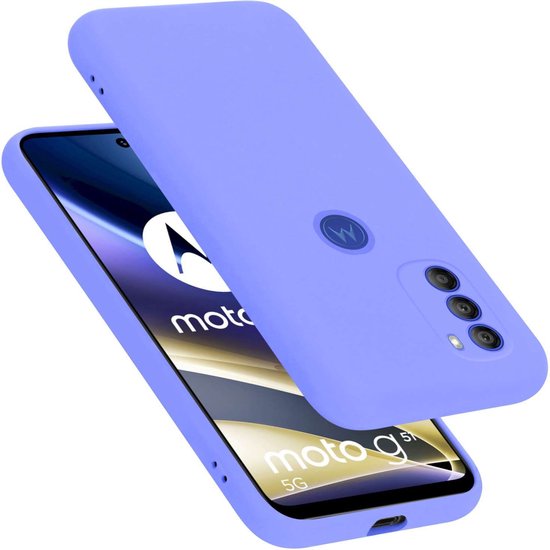 Coque Cadorabo pour Motorola MOTO G51 5G en VIOLET CLAIR LIQUIDE - Housse de protection en silicone TPU flexible