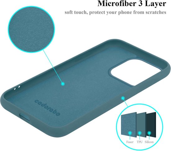 Coque Cadorabo pour Apple iPhone 15 PRO MAX en VERT LIQUIDE - Housse de protection en silicone TPU flexible Case Cover