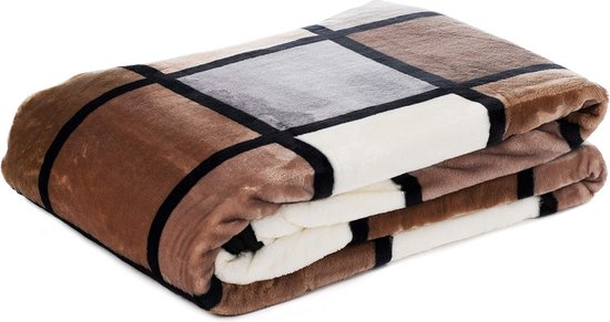 Gözze - Premium woon- en knuffeldeken, kasjmier-gevoel, 500 g/m², 130 x 170 cm - petrol