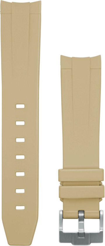 MoonSwatch horlogebandje - Crème Solid