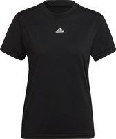 adidas Performance adidas AEROKNIT Seamless T-shirt - Dames - Zwart- XS