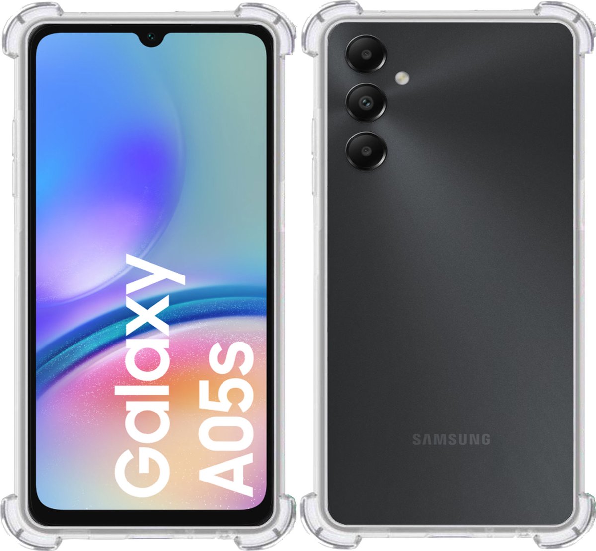 Hoesje geschikt voor Samsung Galaxy A05s – Extreme Shock Case – Cover Transparant