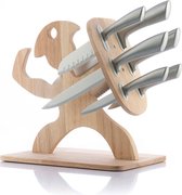 Set de Couteaux avec Basis en bois Spartan InnovaGoods 7 pièces