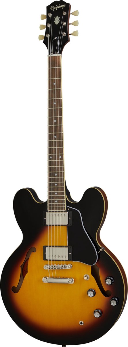 Epiphone ES-335 Vintage Sunburst semi-akoestische gitaar