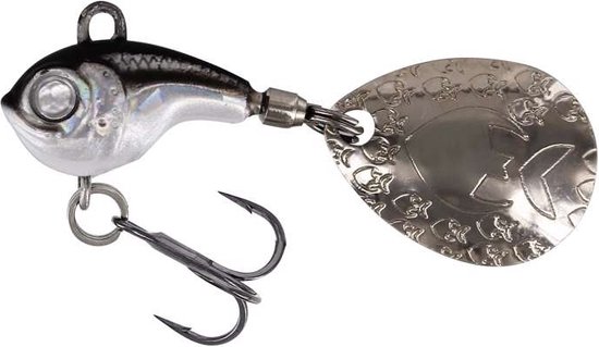 Westin Dropbite Tungsten Spin Tail Jig 1.8cm 9g - Compacte Werplepel voor Roofvis - Kleur : Firetiger — afbeelding 5