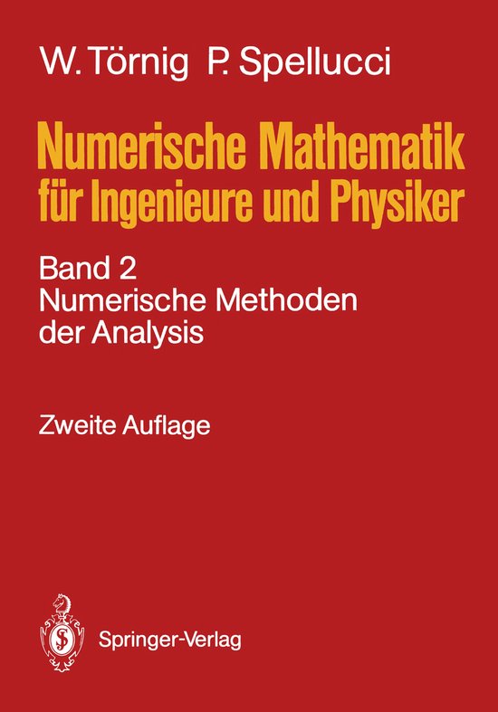 Numerische Mathematik für Ingenieure und Physiker - cover