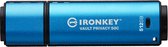 Kingston Technology IronKey Vault Privacy 50 USB flash drive USB Type-C 3.2 Gen 1 (3.1 Gen 1) Zwart, Blauw
