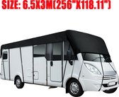 Housse de toit pour caravane et camping-car 210D - Housse de caravane 650 x 300 cm - Zwart