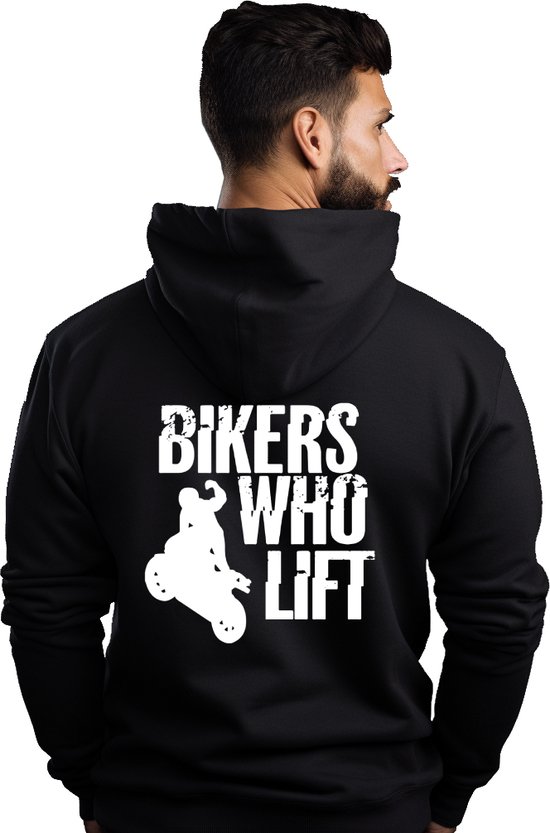 RIDE CODE - Bikers Who Lift Zwart Hoodie XL