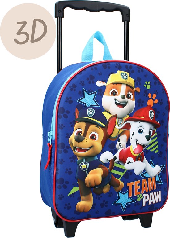 Foto: Paw patrol 3d rugzaktrolley 11 1l kinderen blauw